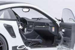 AUTOart Aa78176 Composite 1/18 Porsche 911 (991.2) GT3 RS Weissach Package White/Carbon Black - image 7