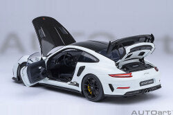 AUTOart Aa78176 Composite 1/18 Porsche 911 (991.2) GT3 RS Weissach Package White/Carbon Black - image 8
