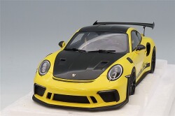 AUTOart Composite Aa78178 1/18 Porsche 911 (991.2) GT3 RS Weissach Package Yellow/Carbon Black - image 1