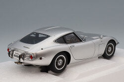 AUTOart Composite Aa79548 1/18 Toyota 2000GT 1967 Silver Renewed Reissue - image 3