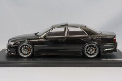 Ignition Model IG3314 1/18 VERTEX JZX100 Chaser Black/WORK Emotion-Type 18-inch Wheels(Polished/Gunmetal) - image 2