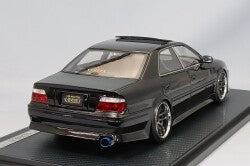 Ignition Model IG3314 1/18 VERTEX JZX100 Chaser Black/WORK Emotion-Type 18-inch Wheels(Polished/Gunmetal) - image 3
