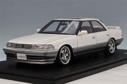 Ignition Model IG3857 1/18 Toyota Mark II 2.5 GT Twin Turbo GX81 Pearl White Silver - image 1