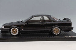 Ignition Model IG4011 1/18 Nissan Skyline GTS-R (R31) Black/BBS RS-Type 17-inch Wheels(Polished/Gold) - image 2