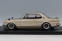 Ignition Model IG4032 1/18 Nissan Skyline 2000 GT-R (KPGC10) Dark Silver/RS Watanabe 8-Spoke 15-inch Wheels - image 2
