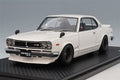 Ignition Model IG4034 1/18 Nissan Skyline 2000 GT-R (KPGC10) White/RS Watanabe 8-Spoke 15-inch Wheels - image 1