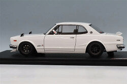 Ignition Model IG4034 1/18 Nissan Skyline 2000 GT-R (KPGC10) White/RS Watanabe 8-Spoke 15-inch Wheels - image 2