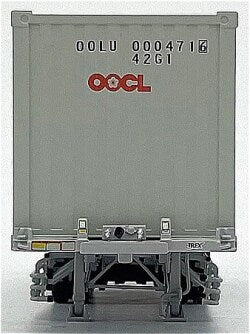 Kyosho KS03939A 1/43 UD Quon GK Nippon Trex Container Semi-Trailer Black/OOCL Container - image 8