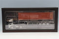 Kyosho KS03939C 1/43 UD Quon GK Nippon Trex Container Semi-Trailer Silver/Brown Container - image 1