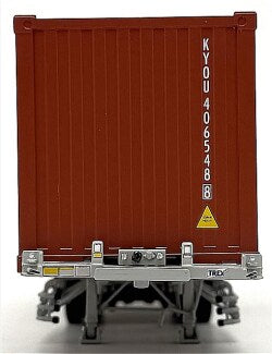 Kyosho KS03939C 1/43 UD Quon GK Nippon Trex Container Semi-Trailer Silver/Brown Container - image 7