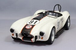 Kyosho KS08047EW 1/18 Shelby Cobra 427 S/C "ESSEX WIRE" #91 White/Dark Blue - image 1