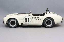 Kyosho KS08047EW 1/18 Shelby Cobra 427 S/C "ESSEX WIRE" #91 White/Dark Blue - image 2