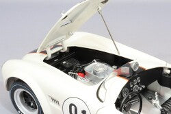 Kyosho KS08047EW 1/18 Shelby Cobra 427 S/C "ESSEX WIRE" #91 White/Dark Blue - image 6