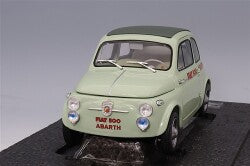Kyosho KS08966ALG 1/18 Fiat Nuova 500 Elaborazione Abarth Record Clear Green - image 1