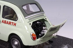 Kyosho KS08966ALG 1/18 Fiat Nuova 500 Elaborazione Abarth Record Clear Green - image 4