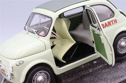 Kyosho KS08966ALG 1/18 Fiat Nuova 500 Elaborazione Abarth Record Clear Green - image 7