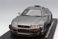 Kyosho Samurai KSR18068MG 1/18 Nissan Skyline GT-R (R34) Kijil Saleem Matte Gray - image 1