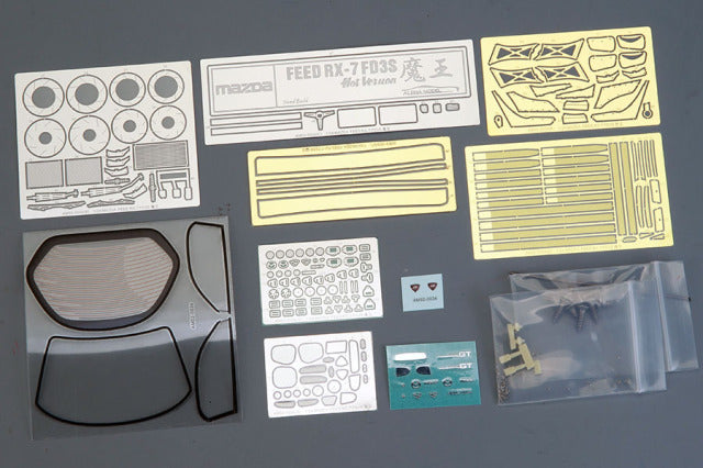 Alpha Model AM02-0034 1/24 Mazda RX-7 FD FEED Maou Resin Model Kit - image 8