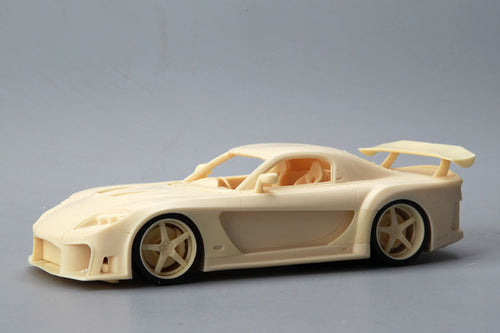 Alpha Model AM02-0041 1/24 Mazda RX-7 VeilSide Resin Model Kit - image 2