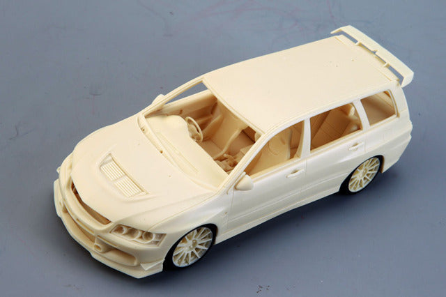 Alpha Model AM02-0045 1/24 Mitsubishi Lancer Evolution Wagon RALLIART Resin Model Kit - image 3