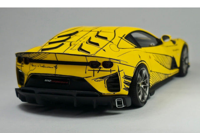 Alpha Model AM02-0046 1/24 Ferrari 812 Competizione Resin Model Kit Limited Reissue 100 - image 4