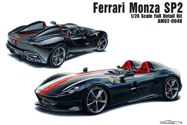 Alpha Model AM02-0048 1/24 Ferrari Monza SP2 Resin Model Kit - image 1