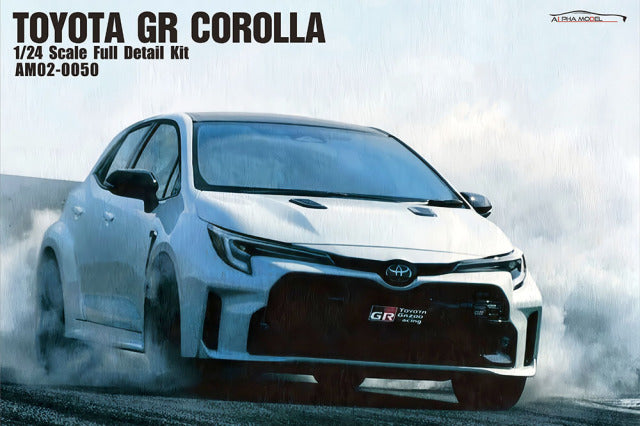 Alpha Model AM02-0050 1/24 Toyota GR Corolla Resin Model Kit - image 1