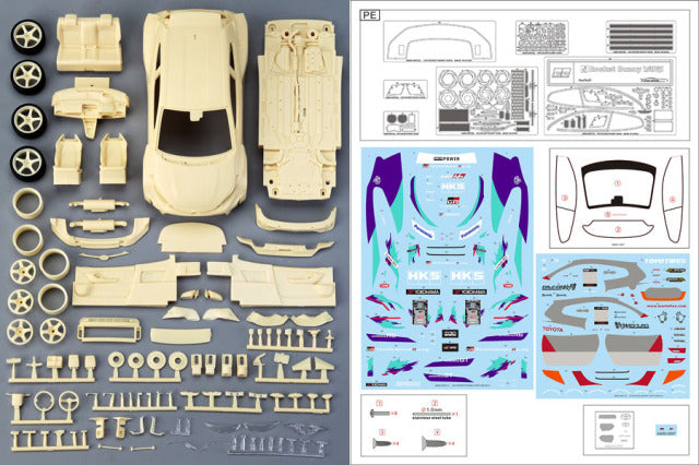 Alpha Model AM02-0057 1/24 ROCKET BUNNY GR Yaris (HKS) Resin Model Kit - image 10