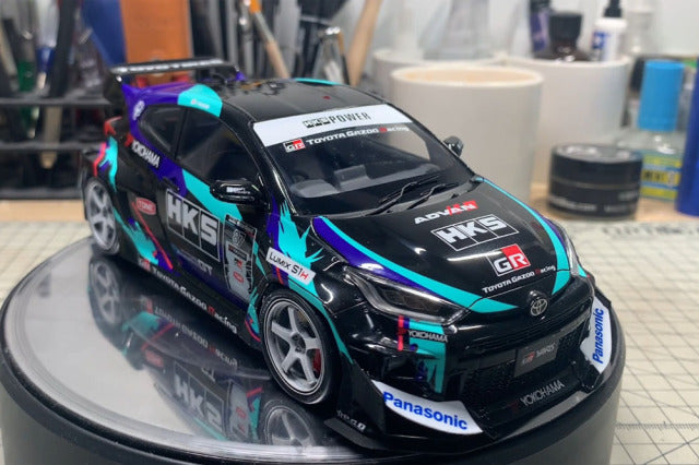 Alpha Model AM02-0057 1/24 ROCKET BUNNY GR Yaris (HKS) Resin Model Kit - image 12