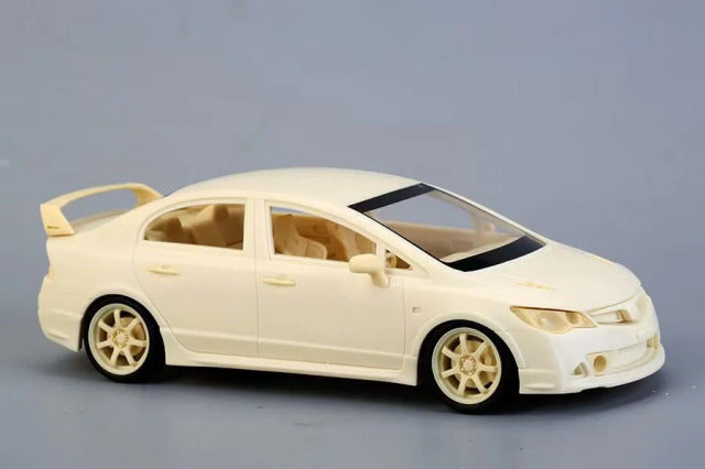 Alpha Model AM02-0065 1/24 Honda Civic Type-R (FD2) Mugen RR Resin Model Kit - image 2