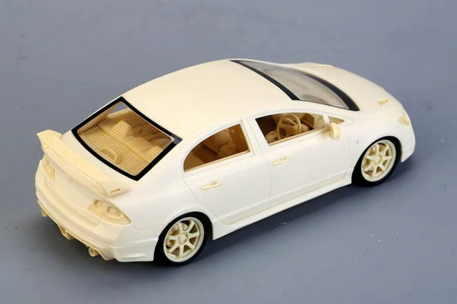 Alpha Model AM02-0065 1/24 Honda Civic Type-R (FD2) Mugen RR Resin Model Kit - image 5