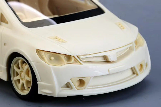 Alpha Model AM02-0065 1/24 Honda Civic Type-R (FD2) Mugen RR Resin Model Kit - image 8