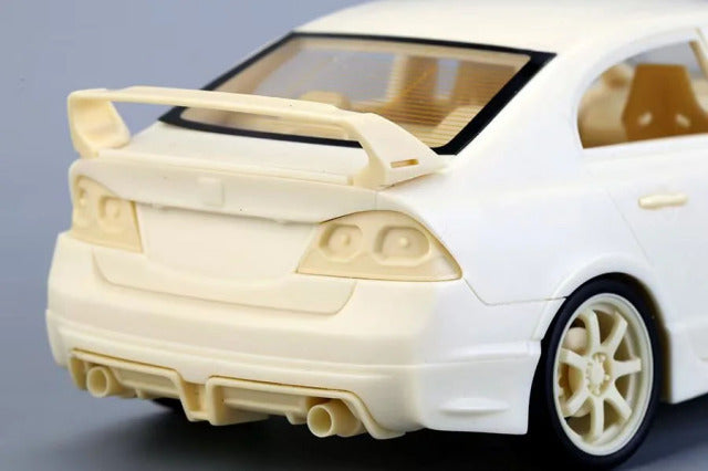 Alpha Model AM02-0065 1/24 Honda Civic Type-R (FD2) Mugen RR Resin Model Kit - image 9