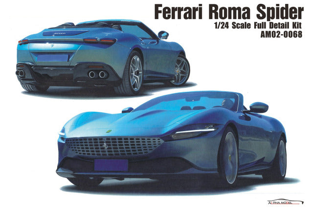 Alpha Model AM02-0068 1/24 Ferrari Roma Spider Resin Model Kit - image 1