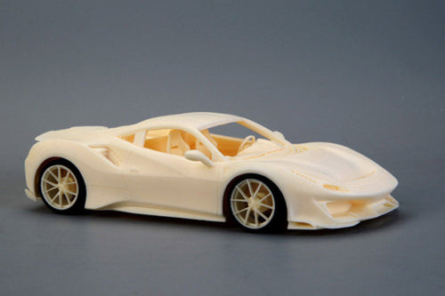 Alpha Model AM02-0076 1/24 Ferrari 488 PISTA Resin Model Kit - image 2