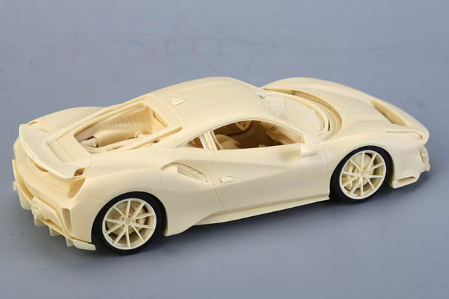 Alpha Model AM02-0076 1/24 Ferrari 488 PISTA Resin Model Kit - image 5