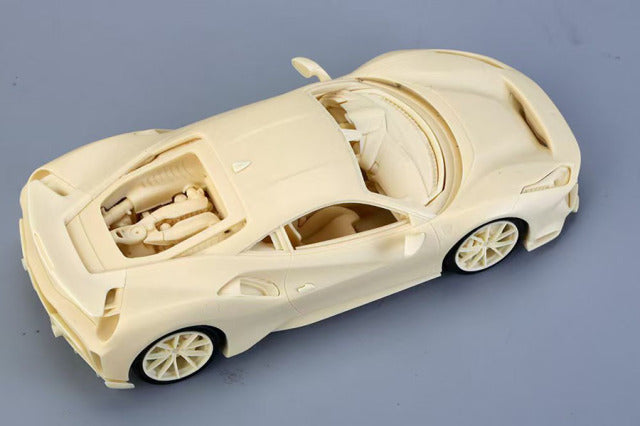Alpha Model AM02-0076 1/24 Ferrari 488 PISTA Resin Model Kit - image 6