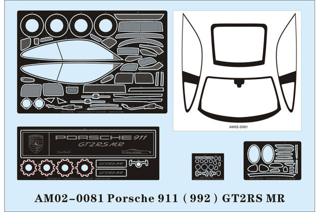 Alpha Model AM02-0081 1/24 Porsche 911(992) GT2 RS MR Resin Model Kit - image 20