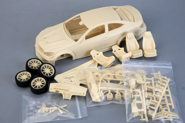 Alpha Model AM02-0083 1/24 Mercedes-Benz C63 AMG Black Series (W204) Resin Model Kit - image 10