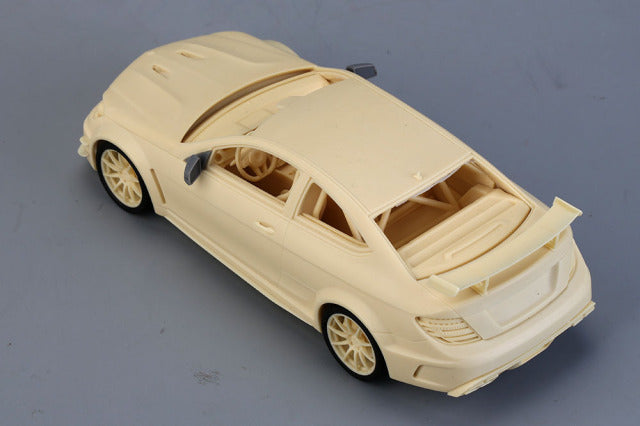 Alpha Model AM02-0083 1/24 Mercedes-Benz C63 AMG Black Series (W204) Resin Model Kit - image 4