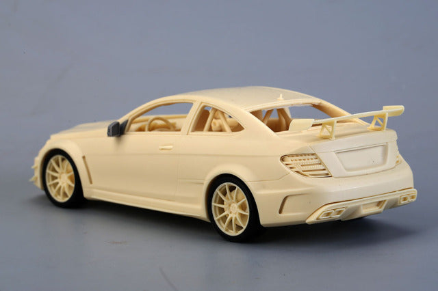 Alpha Model AM02-0083 1/24 Mercedes-Benz C63 AMG Black Series (W204) Resin Model Kit - image 5