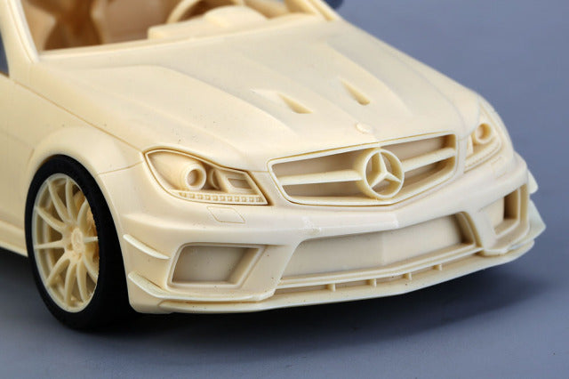 Alpha Model AM02-0083 1/24 Mercedes-Benz C63 AMG Black Series (W204) Resin Model Kit - image 6