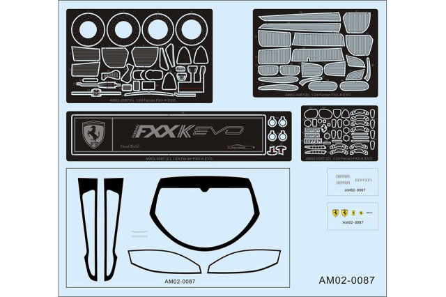 Alpha Model AM02-0087 1/24 Ferrari FXX K EVO (Version A) Resin Model Kit - image 18