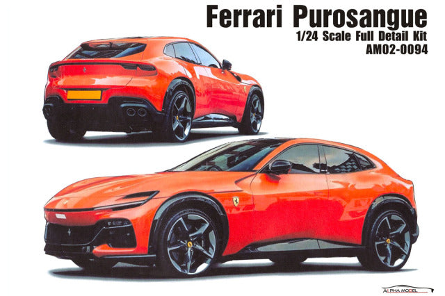 Alpha Model AM02-0094 1/24 Ferrari Purosangue Resin Model Kit - image 1