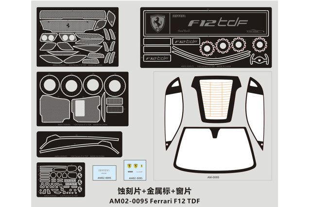 Alpha Model AM02-0095 1/24 Ferrari F12 TDF Resin Model Kit - image 13