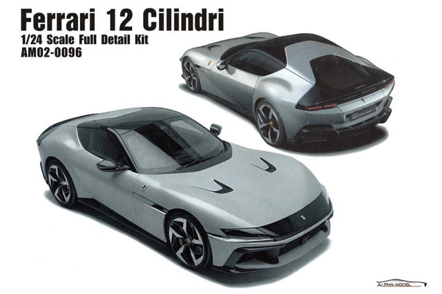 Alpha Model AM02-0096 1/24 Ferrari 12 Cilindri Resin Model Kit - image 1