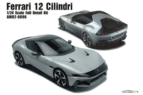 Alpha Model AM02-0096 1/24 Ferrari 12 Cilindri Resin Model Kit - image 1