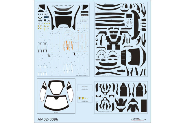 Alpha Model AM02-0096 1/24 Ferrari 12 Cilindri Resin Model Kit - image 13
