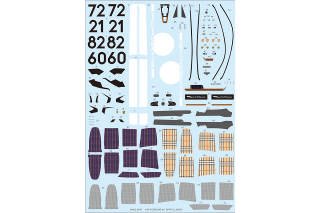 Alpha Model AM02-0097 1/24 Porsche 911(992) Sport Classic Resin Model Kit - image 12