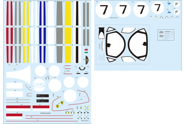Alpha Model AM02-0098 1/24 Ferrari Daytona SP3 (special decals) Resin Model Kit - image 12
